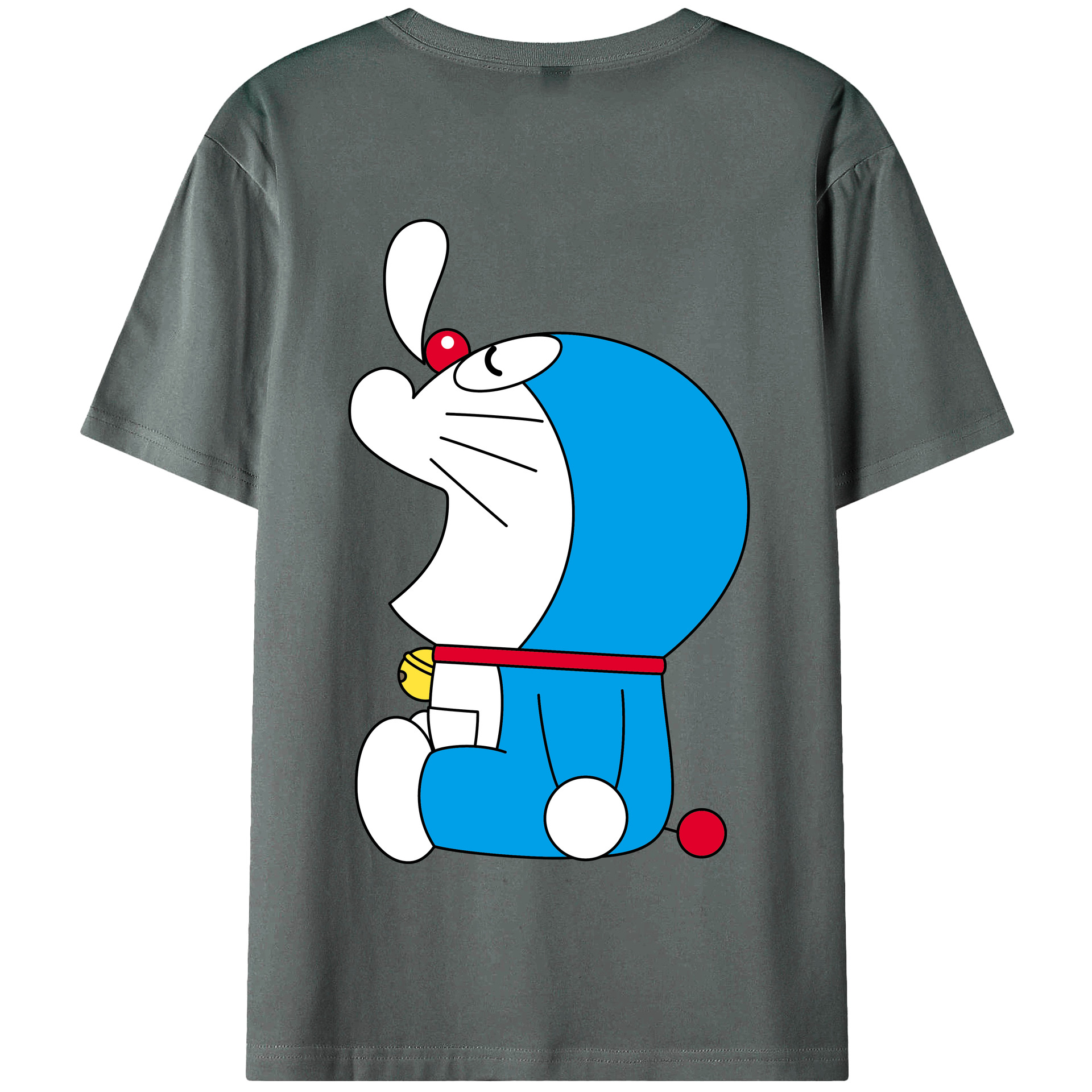 （画像用） ドラえもん Doraemon 綿100％半袖Tシャツ（背面プリント）